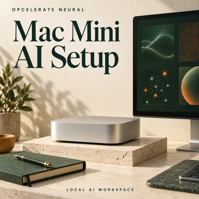 Opcelerate Neural Mac Mini AI Agent Setup product cover: local ai workspace