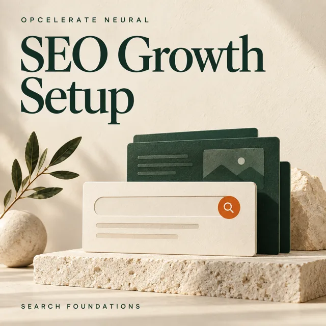 Opcelerate Neural SEO Growth Setup product cover: search foundations