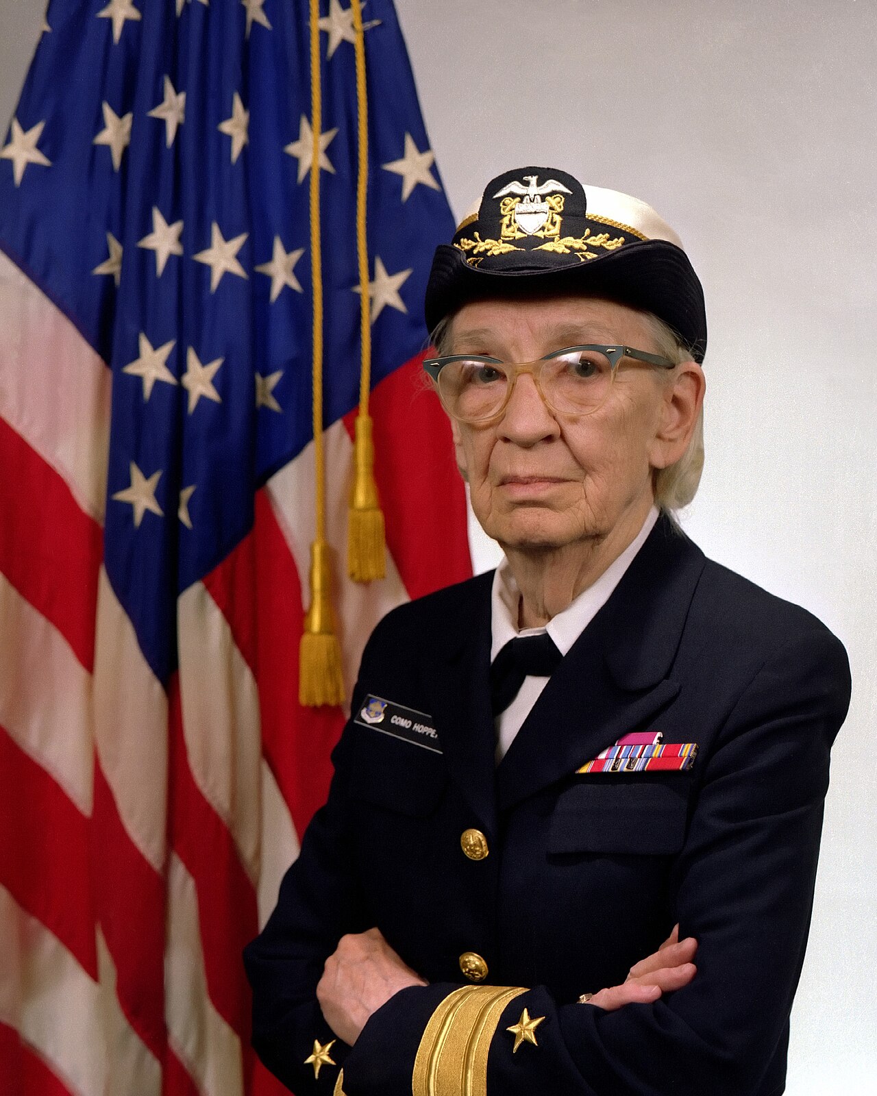 Grace Hopper — public/press photo (Wikimedia Commons)