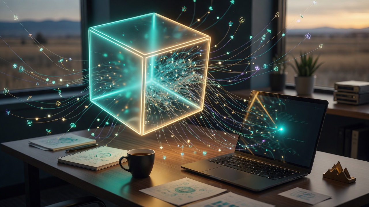 Editorial open source AI business concept