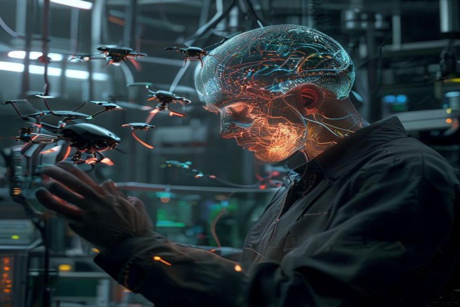 Neural Lace Drone Swarms Enable Thought‑Controlled Personal Air Taxis