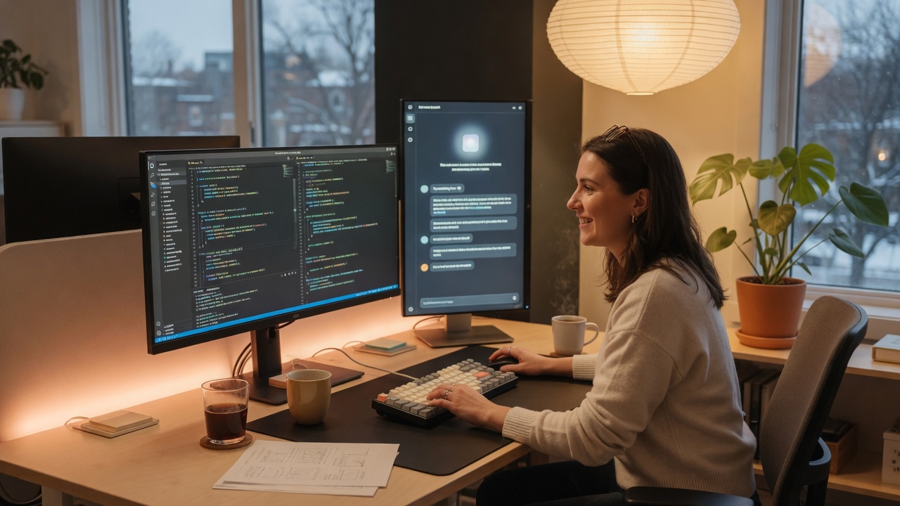 Coding AI training workspace Canada