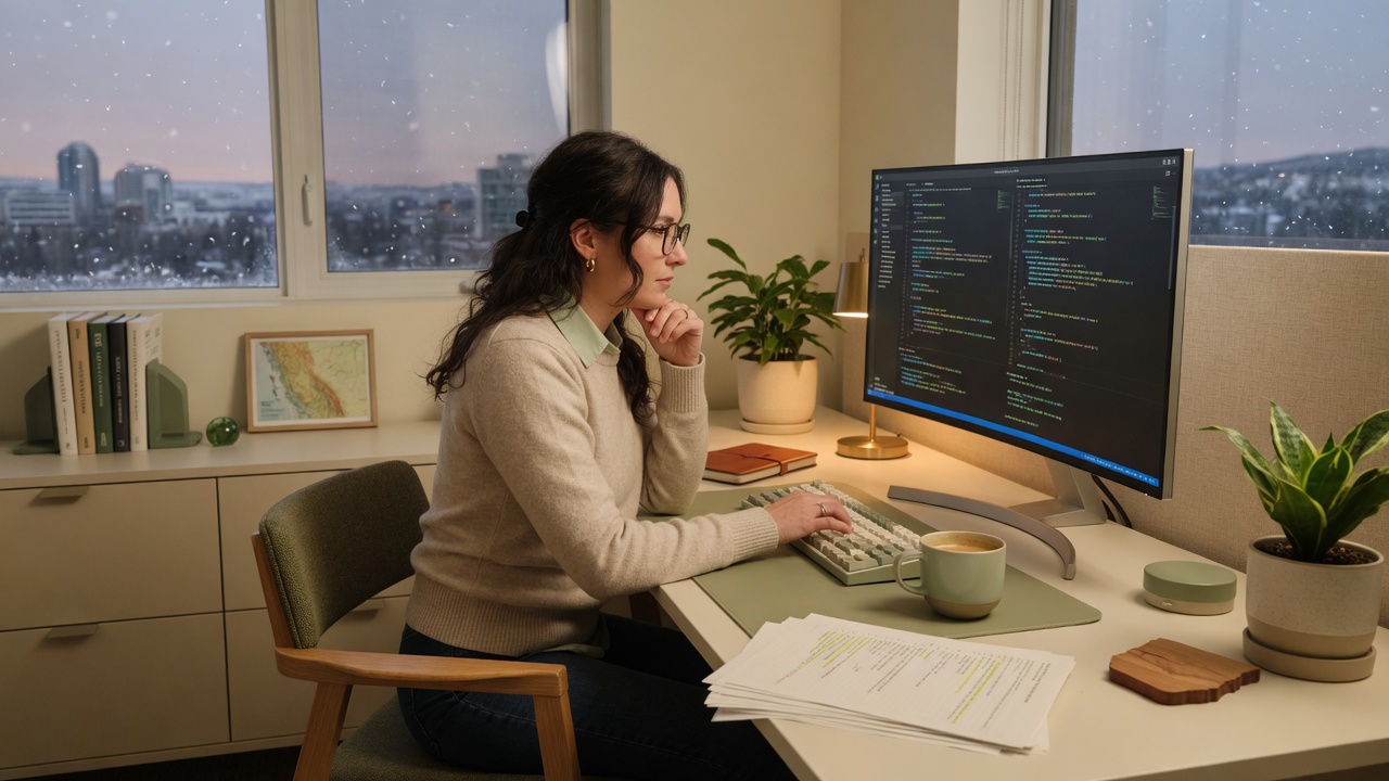 Canadian developer using Kimi K3 style AI coding assistant