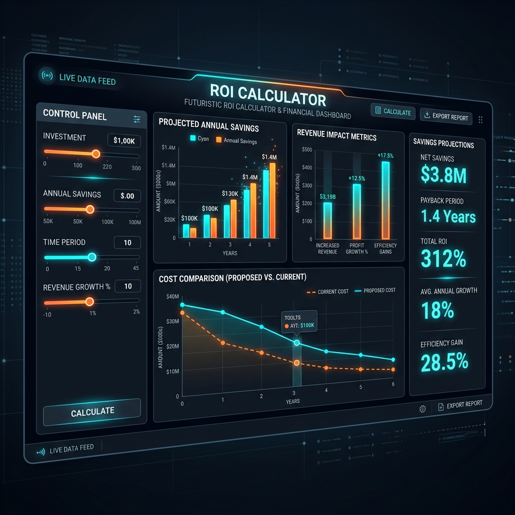 ROI Calculator Dashboard